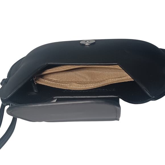 Cat Lady Box Black Cat Ear Purse Crossbody Shoulder Bag - Picture 3 of 6